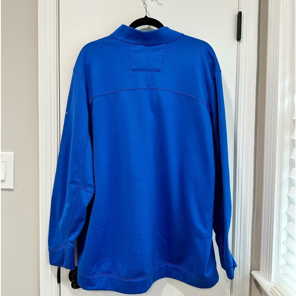 Nike men's XXL Golf therma pullover, 1/2 zip, blue,‎ standard fit